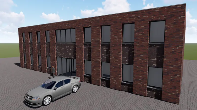 Nieuwbouw kantoor en bedrijfshal te Rijssen – foto 3